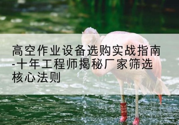 杭锦后旗剪叉式升降机厂家-高空作业设备选购实战指南-十年工程师揭秘厂家筛选核心法则